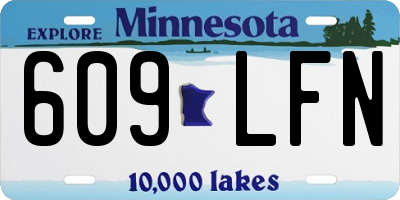 MN license plate 609LFN
