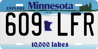 MN license plate 609LFR