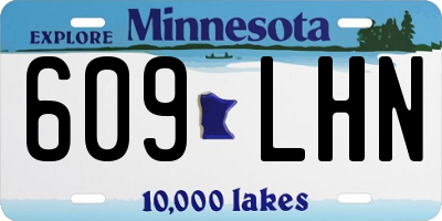 MN license plate 609LHN