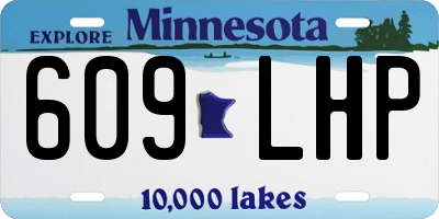 MN license plate 609LHP