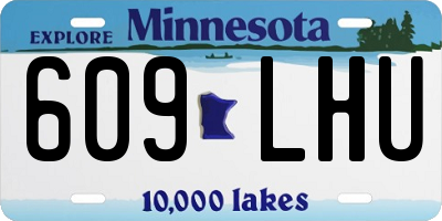 MN license plate 609LHU