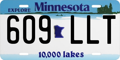 MN license plate 609LLT
