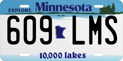 MN license plate 609LMS