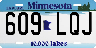 MN license plate 609LQJ