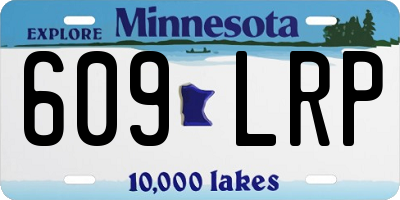 MN license plate 609LRP