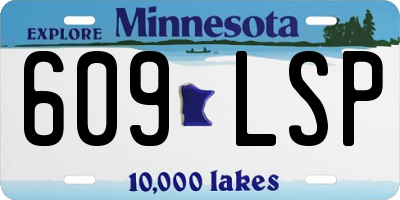 MN license plate 609LSP