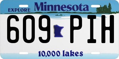 MN license plate 609PIH