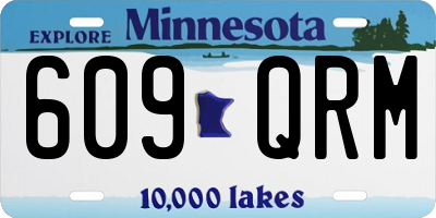 MN license plate 609QRM