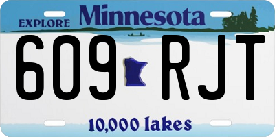 MN license plate 609RJT
