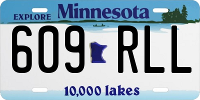 MN license plate 609RLL