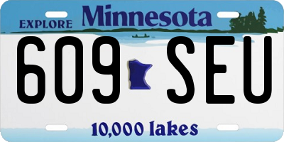 MN license plate 609SEU