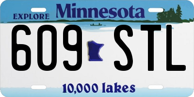 MN license plate 609STL
