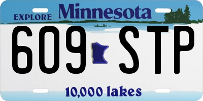 MN license plate 609STP