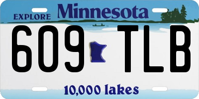 MN license plate 609TLB