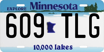 MN license plate 609TLG