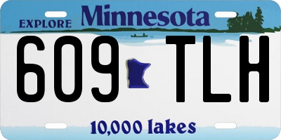 MN license plate 609TLH