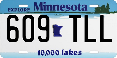 MN license plate 609TLL