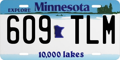 MN license plate 609TLM