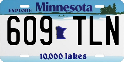 MN license plate 609TLN