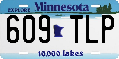 MN license plate 609TLP