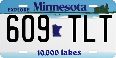 MN license plate 609TLT