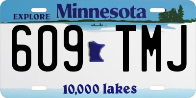 MN license plate 609TMJ