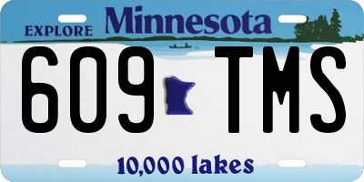 MN license plate 609TMS