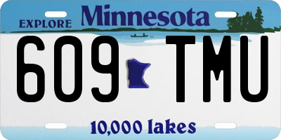 MN license plate 609TMU
