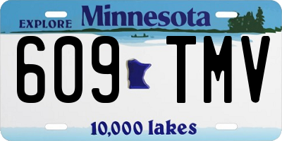 MN license plate 609TMV