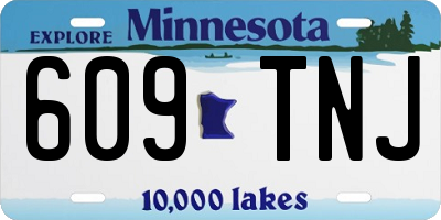 MN license plate 609TNJ