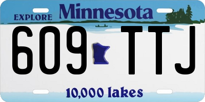 MN license plate 609TTJ