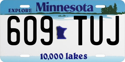 MN license plate 609TUJ