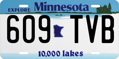 MN license plate 609TVB