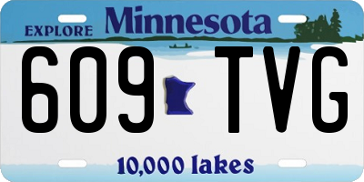 MN license plate 609TVG