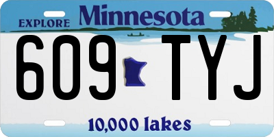 MN license plate 609TYJ