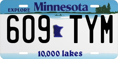 MN license plate 609TYM