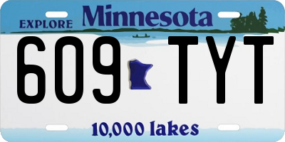 MN license plate 609TYT