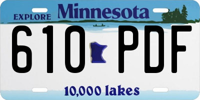 MN license plate 610PDF