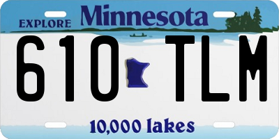 MN license plate 610TLM