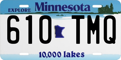 MN license plate 610TMQ