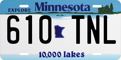 MN license plate 610TNL