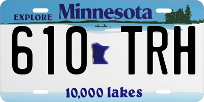 MN license plate 610TRH