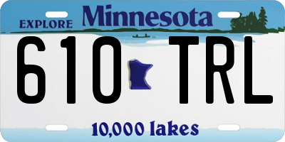 MN license plate 610TRL