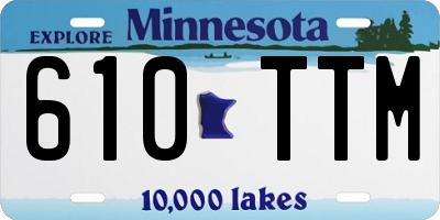 MN license plate 610TTM