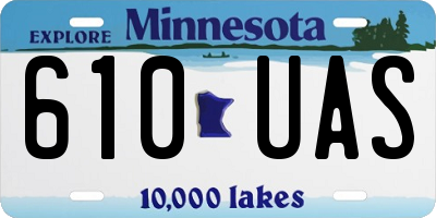 MN license plate 610UAS
