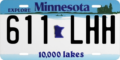 MN license plate 611LHH