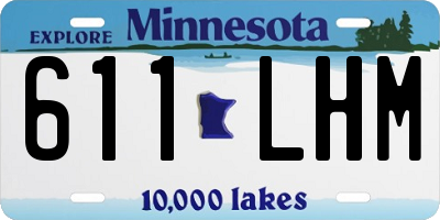 MN license plate 611LHM