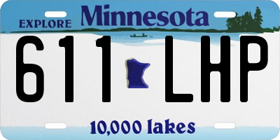 MN license plate 611LHP