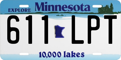 MN license plate 611LPT