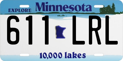 MN license plate 611LRL